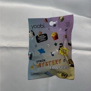 Yoobi 3 Pack Mystery Erasers